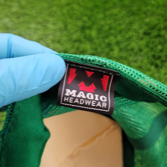 Magic Headwear Fringe Trucker Hat Snapback Tear/Stain AS IS OSFM - Picture 7 of 8